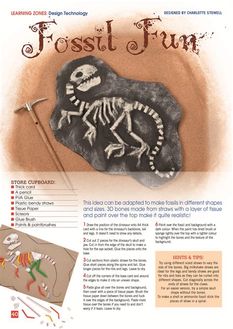 create your own fossil.